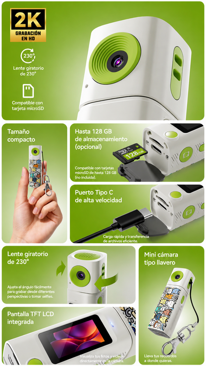 Mini Camara Flip G10